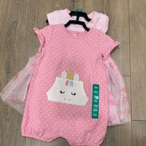 Dress and romper set